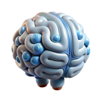 magnificent rustic Artificial Intelligence Brain Icon Transparent Background professional png