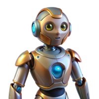 stunning artistic Artificial Intelligence Robot with Humanoid Form Transparent Cutout professional png