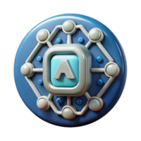 wonderful abstract Artificial Intelligence Symbol Icon Transparent Background authentic png