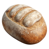 extraordinary modern Artisan Bread Loaf Crusty Texture Isolated Element authentic png