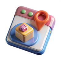 serene contemporary Augmented Reality App Interface Isolated Cutout high resolution png