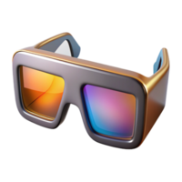beautiful artistic Augmented Reality Glasses Front View Transparent original png
