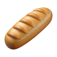 impressive creative Baguette Bread Loaf Cutout Element premium png