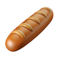 magnificent traditional Baguette Cutout Side View high resolution png