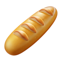 beautiful minimalist Baguette Cutout Side View high quality png