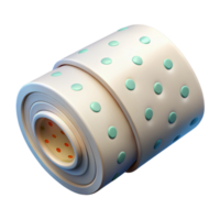 wonderful creative Bandage Roll White Sterile Material Transparent Background exclusive png