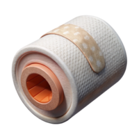 dramatic abstract Bandage Roll White Sterile Material Transparent Background original png
