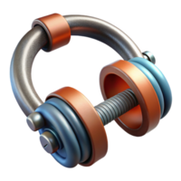 beautiful artistic Barbell Collar Spring Loaded Isolated Element high resolution png