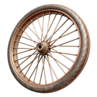 elegant rustic Bicycle Wheel Spokes Close Up Transparent Background high resolution png