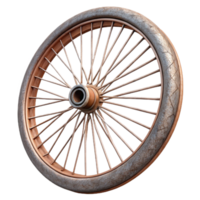 serene minimalist Bicycle Wheel Spokes Close Up Transparent Background high resolution png