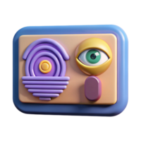 wonderful rustic Biometric Identification System with Iris Scanning Transparent Element 4K png