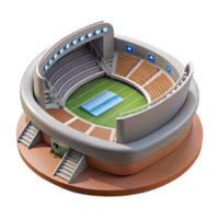 wonderful vintage Birdseye Perspective of Stadium During Game Transparent Background high resolution png