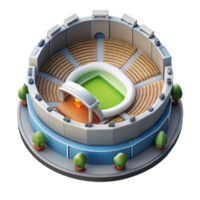 elegant rustic Birdseye Perspective of Stadium During Game Transparent Background genuine png