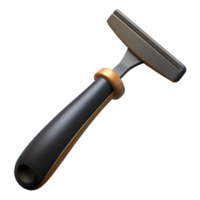 beautiful abstract Black Eyebrow Razor Sharp Blade Isolated Cutout authentic png