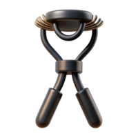 stunning abstract Black Eyelash Curler Isolated on Transparent Background high quality png