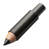 dramatic modern Black Eyeliner Pencil with Sharp Tip Isolated high resolution png