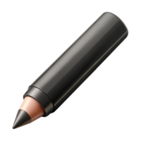 extraordinary creative Black Eyeliner Pencil with Sharp Tip Isolated original png