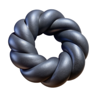 extraordinary modern Black Hair Tie Isolated on Transparent Background professional png