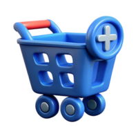 impressive rustic Blue Shopping Cart Icon with Add to Cart Button Cutout high quality png