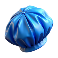 stunning abstract Blue Shower Cap Plastic Material Element authentic png