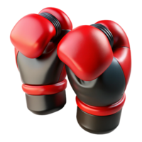 magnificent rustic Boxing Gloves Red and Black Transparent Background high resolution png