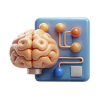 wonderful classic Brain Computer Interface Diagram Isolated Transparent Background original png