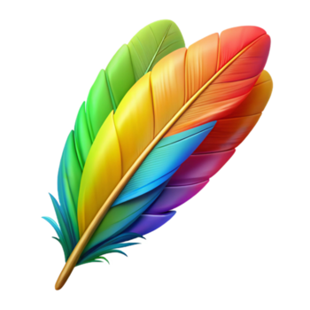 dramatisch traditionell hell farbig Papagei Gefieder ausgeschnitten Element authentisch png