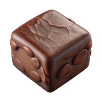 extraordinary abstract Brownie Frosted Square Isolated original png