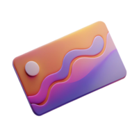 impressive classic Business Card Mockup Gradient Background Transparent Background Cutout high resolution png