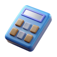 vibrant contemporary Calculator Angled View Isolated on Transparent Background high quality png