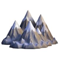 stunning rustic Calm Mountain Range Snow Capped Peaks Transparent Background genuine png