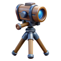extraordinary creative Camera Tripod with Head Cutout Element high quality png