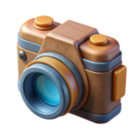 dramatic modern Camera with Lens Top View Cutout authentic png