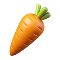 elegant classic Carrot Orange Root Vegetable with Transparent Background original png