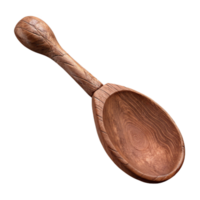 dramatic modern Carved Wooden Spoon Rustic Style Isolated Element high quality png
