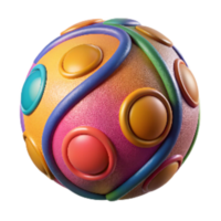 wonderful creative Cat Toys Colorful Balls Isolated Element with Transparent Background high quality png