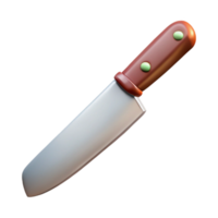 vibrant abstract Chef Knife Cutout Transparent Background authentic png