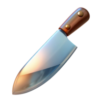 extraordinary vintage Chef Knife with Reflection Cutout Transparent Background exclusive png