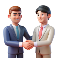 wonderful abstract Close Up of Handshaking Business People Transparent high quality png
