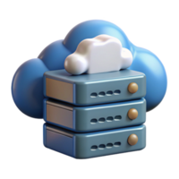elegant vintage Cloud Computing Server Rack Side View Isolated Element exclusive png