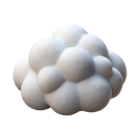stunning abstract Cloud Formation White Puffy Clouds Transparent Background premium png