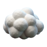 serene abstract Cloud White Fluffy Isolated exclusive png