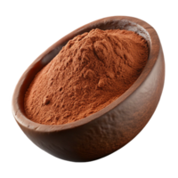 magnificent classic Cocoa Powder Cutout with Rich Brown Color detailed png