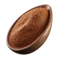 wonderful creative Cocoa Powder Cutout with Rich Brown Color genuine png