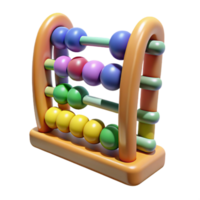 dramatic modern Colorful Abacus with Beads Moved Isolated high resolution png