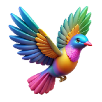 degno di nota rustico colorato uccello nel volo isolato elemento trasparente sfondo autentico png