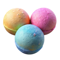 beautiful vintage Colorful Bath Bombs Set Transparent high resolution png