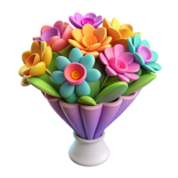 stunning rustic Colorful Flower Bouquet Isolated Element genuine png