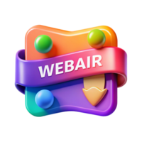 extraordinary rustic Colorful Webinar Banner with Registration Button Transparent authentic png