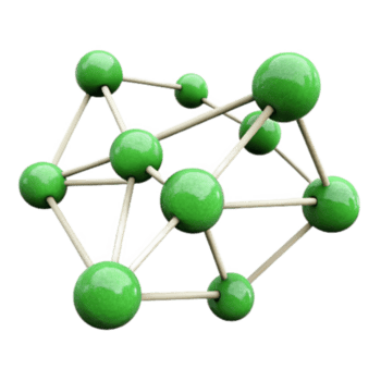 magnífico vintage conectado rede nós verde linhas isolado Cortar fora Alto resolução png